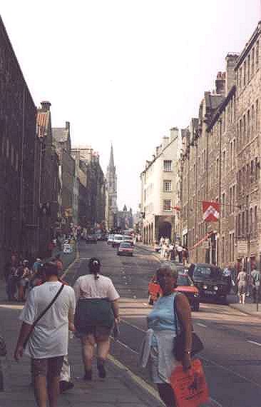 a non-clickable picture of the Royal Mile