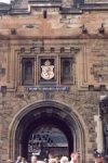 a clickable picture of details of the entrance to Edinburgh Castle