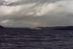 a clickable picture of a rainbow over Loch Ness
